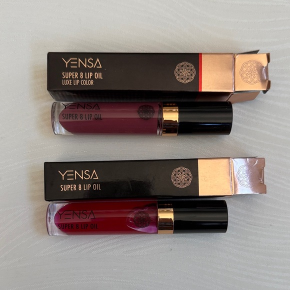 Super 8 Lip Oil Set of 2 -On The Mauve & Pink Shine - Picture 2 of 3